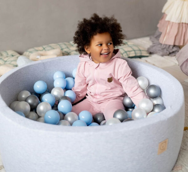 Misioo - Handgemachte Spielzeuge Bällebad Smart Set mit 150 -7cm Ballen
