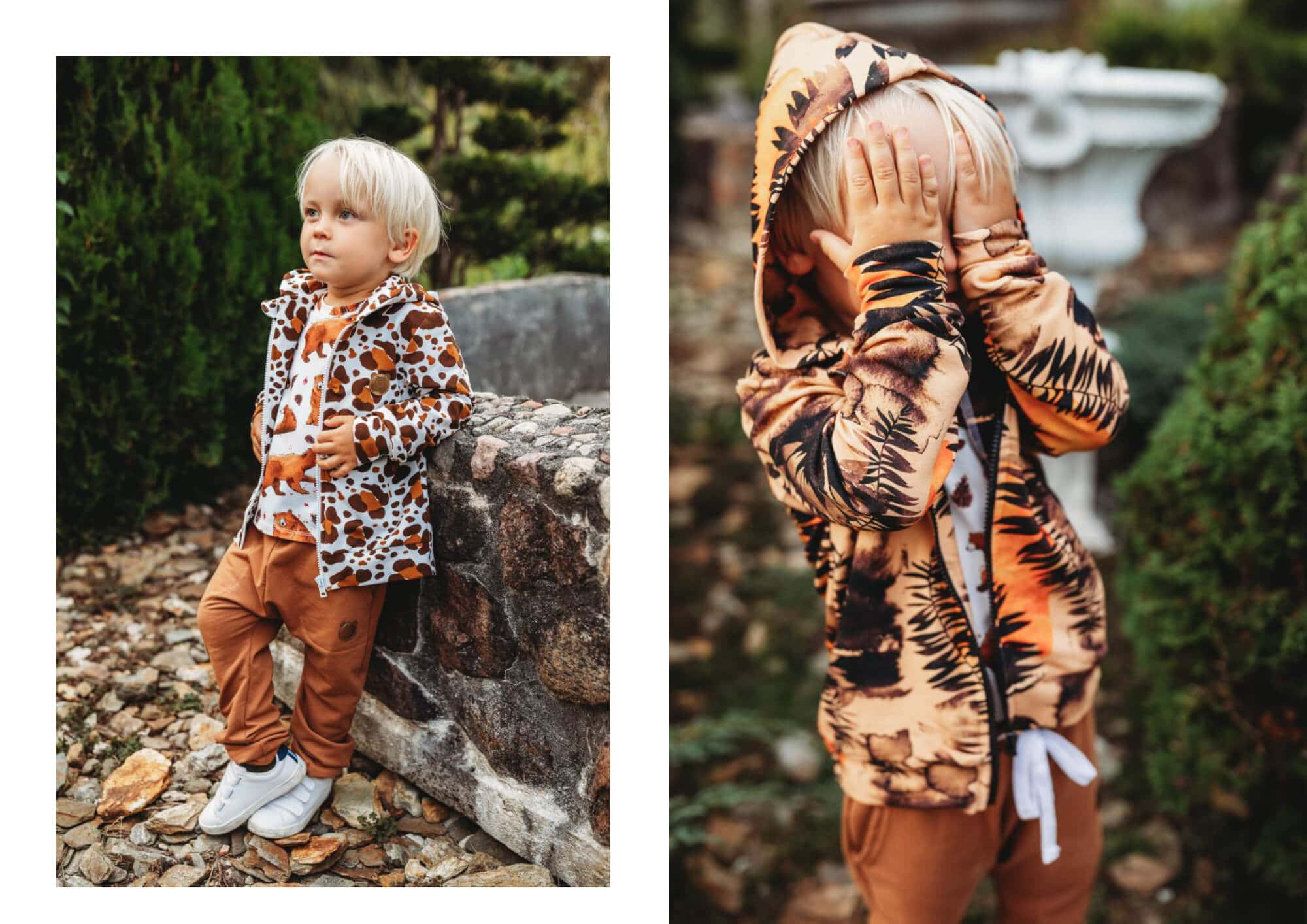 Kleidung für Kinder im Herbst und im Winter
