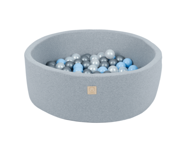 Misioo - Handgemachte Spielzeuge Bällebad Smart Set mit 150 -7cm Ballen