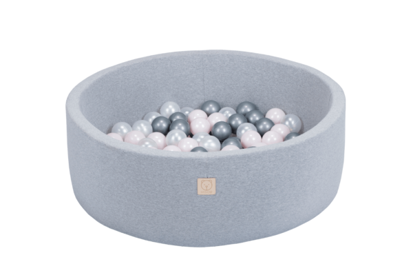 Misioo - Handgemachte Spielzeuge Bällebad Smart Set mit 200 -6cm Ballen